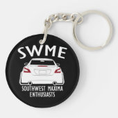 Zwarte Sleutelhanger (Achterkant)