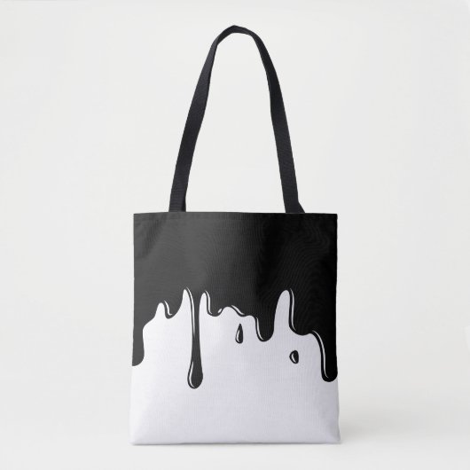 Zwarte Slim-Canvas tas afdrukken (Voorkant)