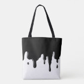 Zwarte Slim-Canvas tas afdrukken (Achterkant)