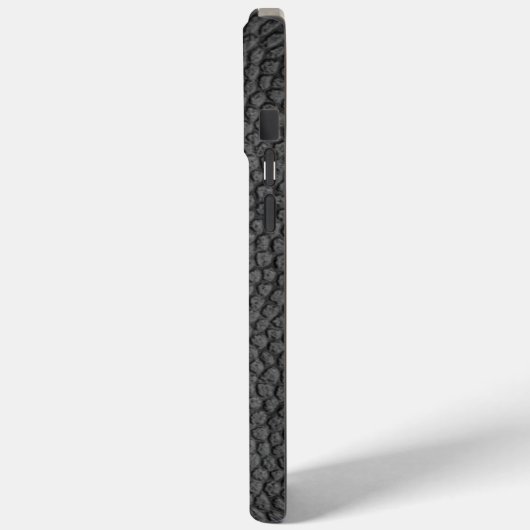 Zwarte snakeskin Case-Mate iPhone case (Achterkant / Links)