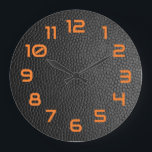 Zwarte snakeskin grote klok<br><div class="desc">Black Snakeskin-sleuf (groot)</div>