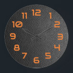 Zwarte snakeskin grote klok<br><div class="desc">Black Snakeskin-sleuf (groot)</div>