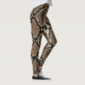 Zwarte snakeskin leggings (Rechts)
