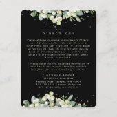 Zwarte Sneeuwbes + Eucalyptus Omrande Richting Informatiekaartje (Voorkant)