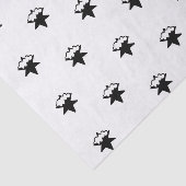 Zwarte sneeuwkraan, witte achtergrond tissuepapier (Detail)