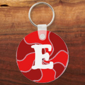 Zwarte Snoep met wervelkolom en zwarte kerrie Sleutelhanger (Voorkant)