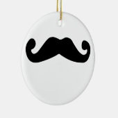 zwarte snor keramisch ornament (Rechts)