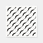 Zwarte snor servet (Voorkant)