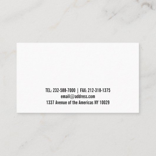 Zwarte sociale mediasymbolen op witte achtergrond visitekaartje (Achterkant)