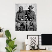 Zwarte soldaten uit de burgeroorlog, jaren 1860 poster (Thuiskantoor)