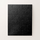 Zwarte, Solid Color Legpuzzel (Verticaal)