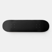 Zwarte, Solid Color Persoonlijk Skateboard (Horizontaal)