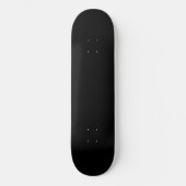 Zwarte, Solid Color Persoonlijk Skateboard (Voorkant)