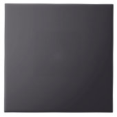 Zwarte, Solid Color Tegeltje (Voorkant)