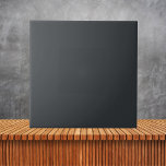 Zwarte, Solid Color Tegeltje<br><div class="desc">Zwart Effen Kleur Keramische tegels</div>