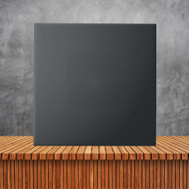 Zwarte, Solid Color Tegeltje