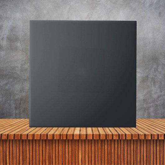 Zwarte, Solid Color Tegeltje