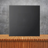 Zwarte, Solid Color Tegeltje