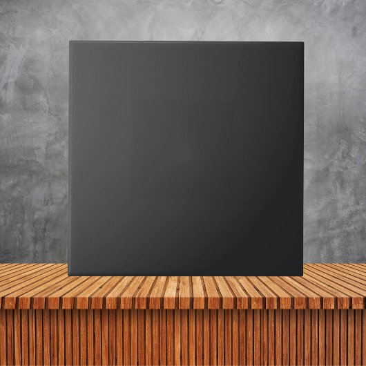 Zwarte, Solid Color Tegeltje