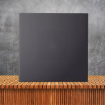 Zwarte, Solid Color Tegeltje<br><div class="desc">Zwart Effen Kleur Keramische tegels</div>