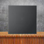 Zwarte, Solid Color Tegeltje<br><div class="desc">Zwart Effen Kleur Keramische tegels</div>