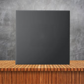 Zwarte, Solid Color Tegeltje