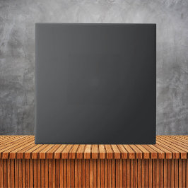 Zwarte, Solid Color Tegeltje