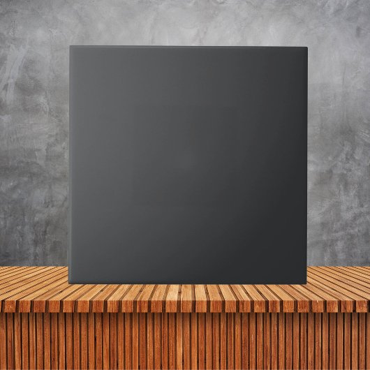 Zwarte, Solid Color Tegeltje