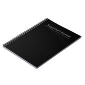  zwarte Songwriter's Journal Notitieboek (Linkerzijde)