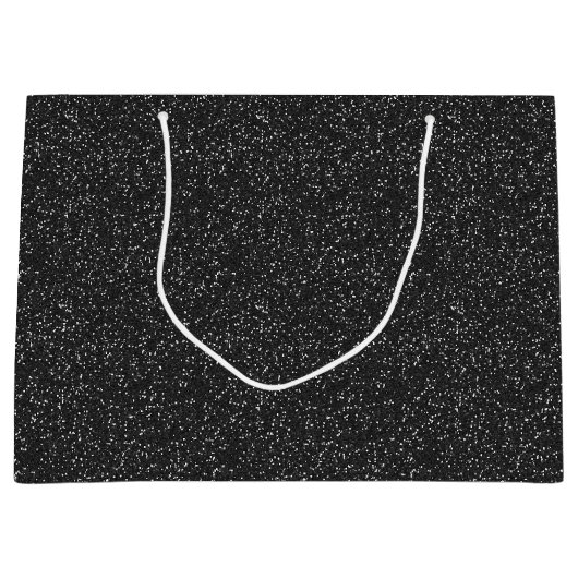 Zwarte spaartas met groot cadeau cadeauzakje (Voorkant)