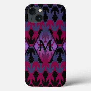 Zwarte Spacecrafts en Arrow-monogram Case-Mate iPhone Case
