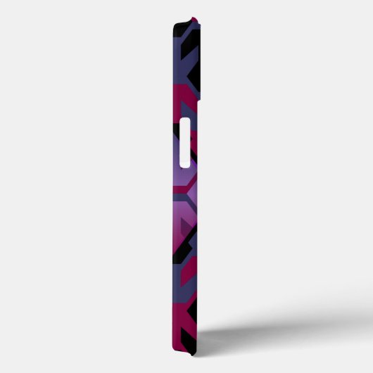 Zwarte Spacecrafts en Arrow-monogram Case-Mate iPhone Case (Achterkant / Rechts)