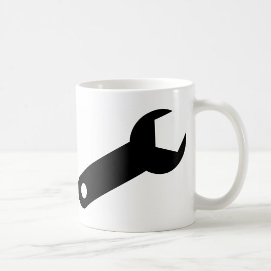Zwarte spanner koffiemok (Rechts)