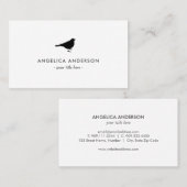 Zwarte Sparrow Visitekaartje (Voorkant / Achterkant)