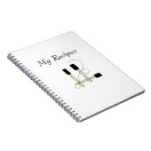 Zwarte Spatulas Notitieboek (Rechterzijde)