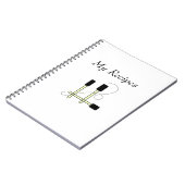 Zwarte Spatulas Notitieboek (Linkerzijde)