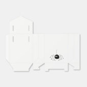 Zwarte Spider Loot Bag Bedankdoosjes (Uitgevouwen)