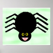 Zwarte Spider Poster (Voorkant)
