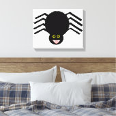 Zwarte Spin Canvasprint Canvas Afdruk (Insitu (Slaapkamer))
