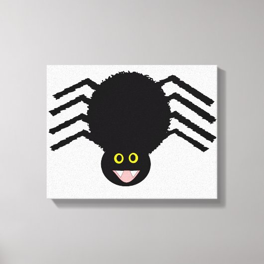 Zwarte Spin Canvasprint Canvas Afdruk (Voorkant)