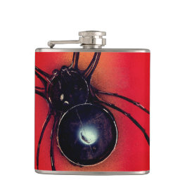 Zwarte spin heupfles