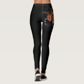 Zwarte spin leggings (Achterkant)