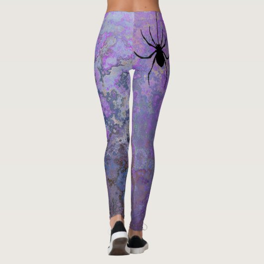 Zwarte spin leggings (Achterkant)