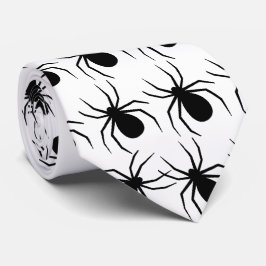 Zwarte spin stropdas