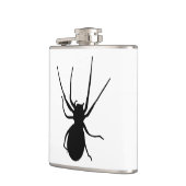 Zwarte Spinfles Heupfles (Links)