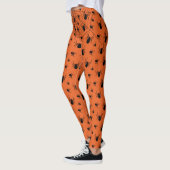 Zwarte spinnen spinnenweb Halloween kostuum sinaas Leggings (Links)