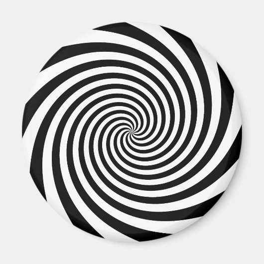 Zwarte spiraal magneet (Voorkant)