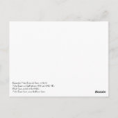 Zwarte spire uit de Seine Notre Dame de Paris Briefkaart (Achterkant)