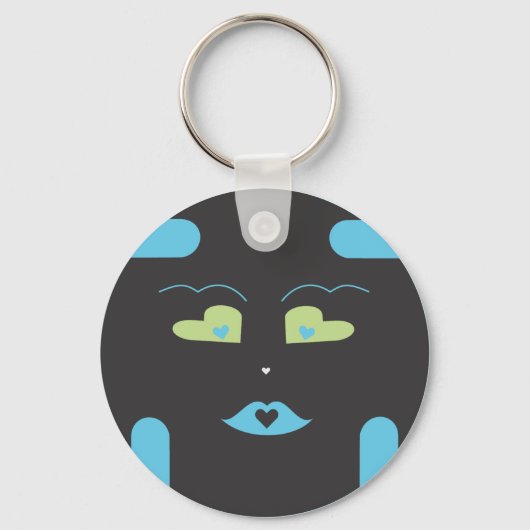 Zwarte Sponap, Sertzeli Sleutelhanger (Voorkant)