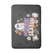 Zwarte Spooktaculaire Schattigee Ghost Halloween B Badmat (Voorkant Verticaal)